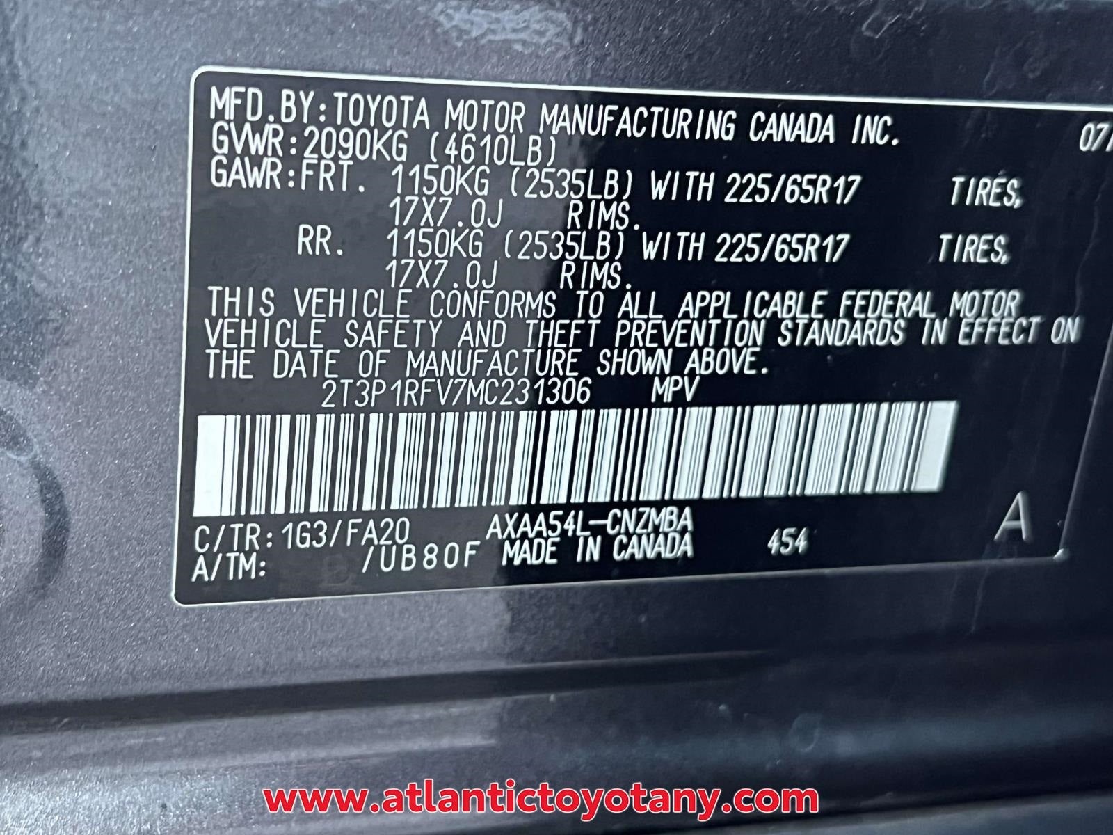 2021 Toyota RAV4 XLE