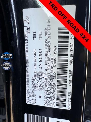 2024 Toyota Tacoma 4WD TRD Off-Road