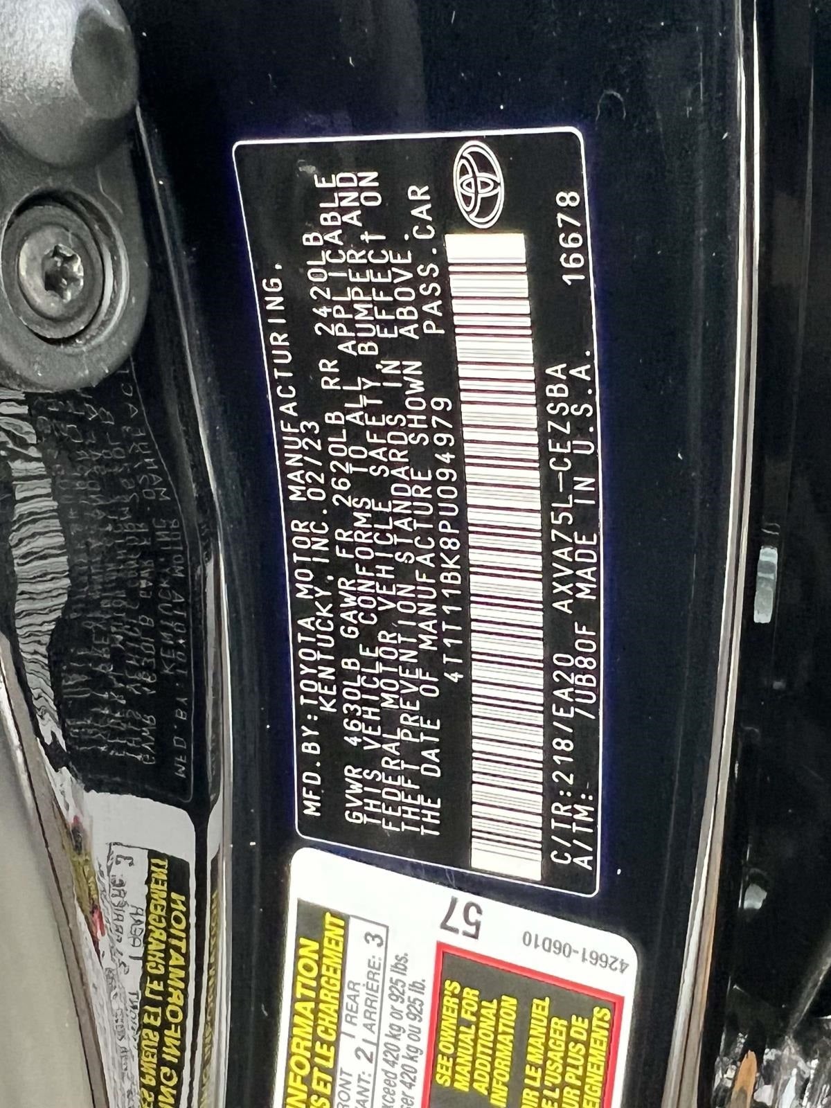 2023 Toyota Camry SE