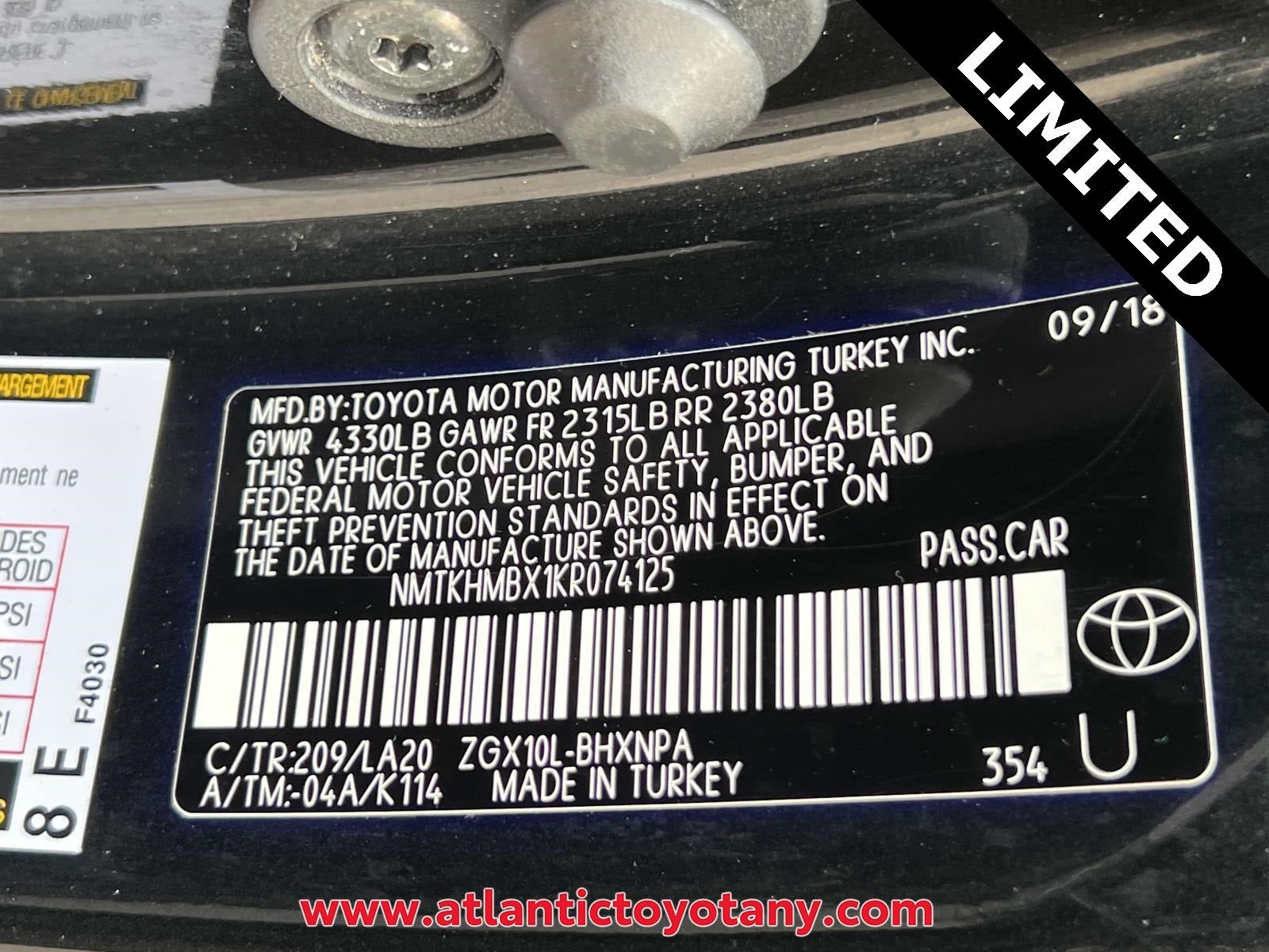 2019 Toyota C-HR Limited